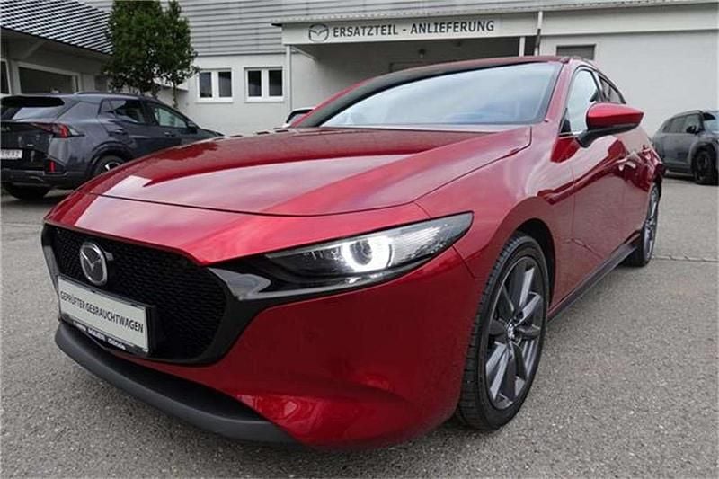 Rot Gebraucht 2021 Mazda 3 Comfort Limousine | € 20.370 (Fairer Preis) - Bild 1/4