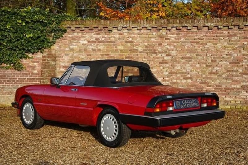 Gebraucht Alfa Romeo Spider 1988 Rot Cabrio