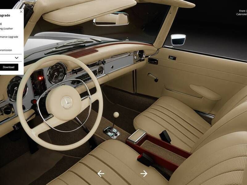 Gebraucht Mercedes SL280 170 PS (125 kW) 1969 Andere Cabrio