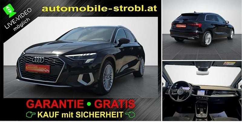 Schwarz Gebraucht 2021 Audi A3 Advanced Kombi | € 21.980 (Superpreis) - Bild 1/4