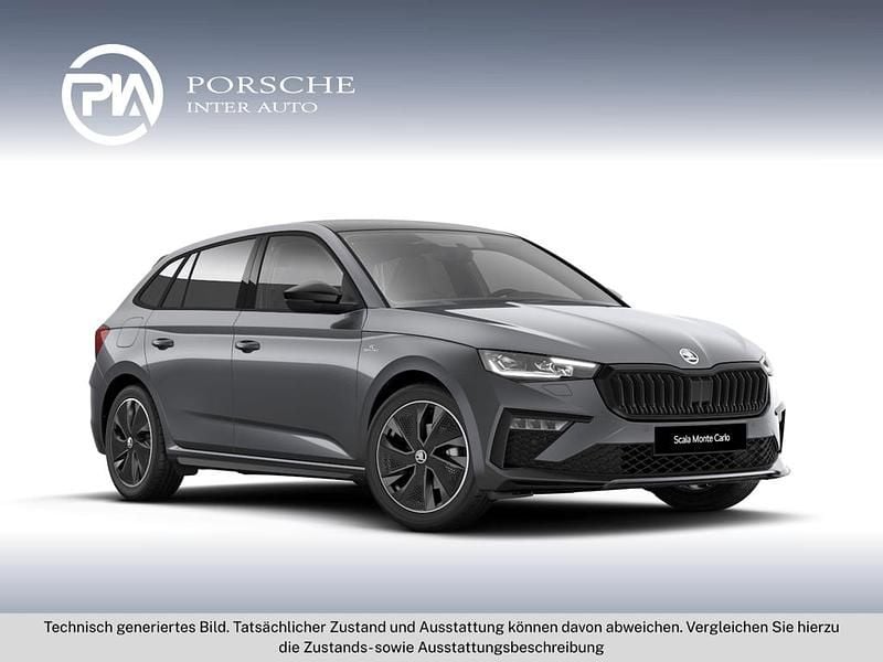 Mittelgrau metallic Neu 2026 Skoda Scala Monte Carlo Kleinwagen | € 30.640 (Fairer Preis) - Bild 1/4