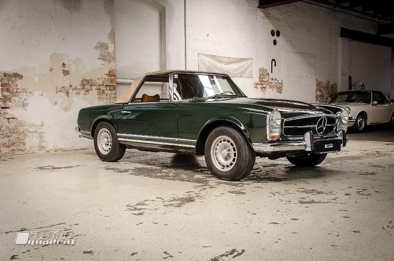 Gebraucht Mercedes SL280 170 PS (125 kW) 1969 Dunkelgrün Cabrio