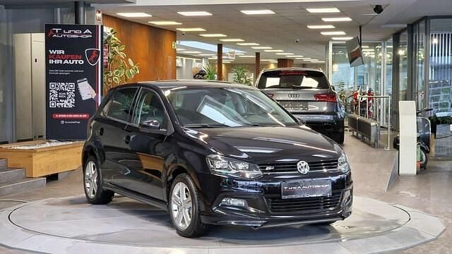 Gebraucht VW Polo R-line 60 PS (44 kW) 2015 Schwarz Limousine