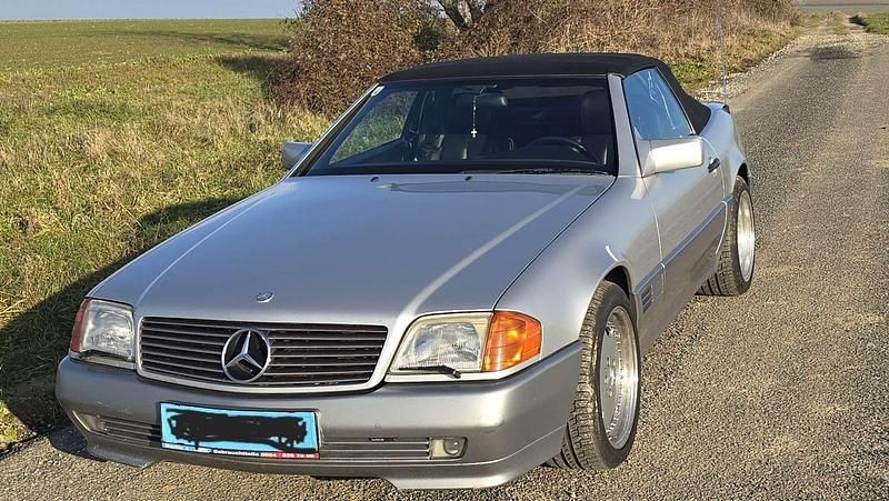 Gebraucht Mercedes SL320 231 PS (169 kW) 1993 Silber Cabrio