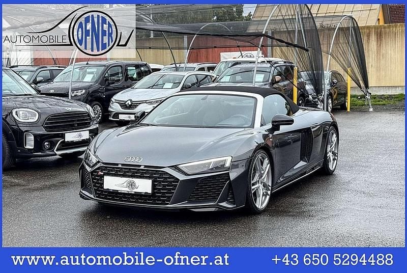 Grau Gebraucht 2019 Audi R8 Spyder Performance Cabrio | € 192.620 - Bild 1/4