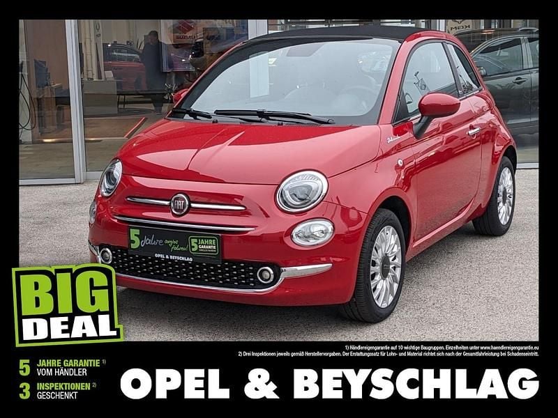 Rot Gebraucht 2022 Fiat 500 Cabrio | € 16.680 (Etwas zu teuer) - Bild 1/4