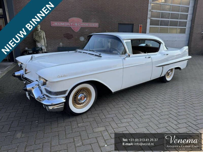 Weiß Gebraucht 1957 Cadillac Deville Limousine | € 39.900 - Bild 1/4