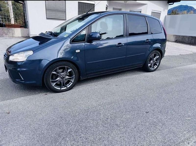 Blau Gebraucht 2010 Ford C-MAX Ghia Van / Kleinbus | € 2.990 - Bild 1/4