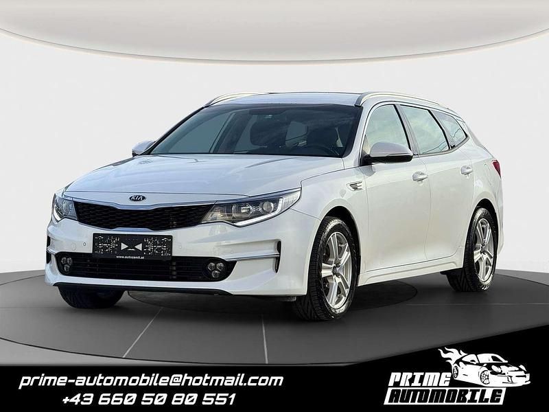 Weiß Gebraucht 2017 Kia Optima Silver Kombi | € 10.290 - Bild 1/4