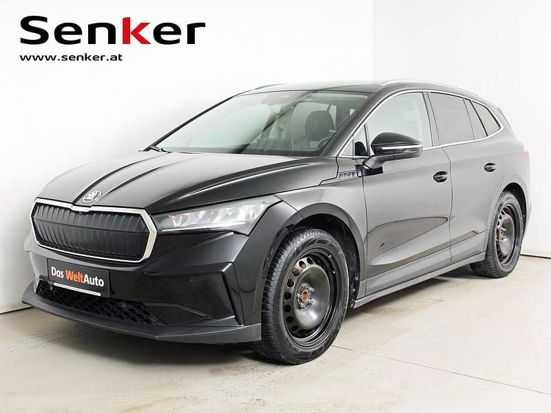Schwarz metallicperleffektno Gebraucht 2021 Skoda Enyaq iV SUV | € 22.990 (Etwas zu teuer) - Bild 1/4