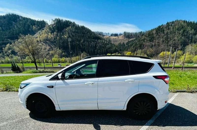 Gebraucht Ford Kuga ST-Line 120 PS (88 kW) 2019 Weiß SUV