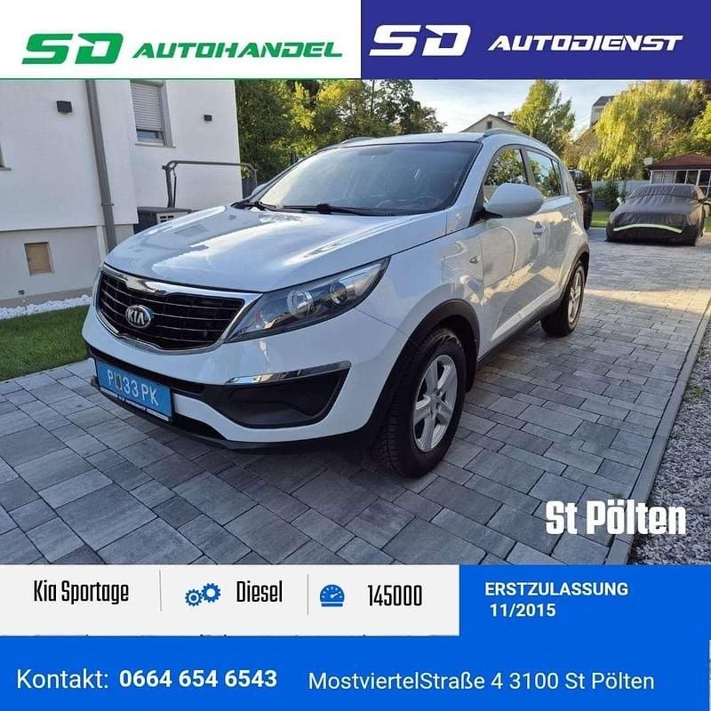 Weiß Gebraucht 2015 Kia Sportage SUV | € 9.990 (Etwas zu teuer) - Bild 1/4