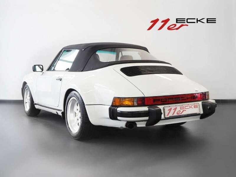 Gebraucht Porsche 911 218 PS (160 kW) 1985 Weiß Cabrio