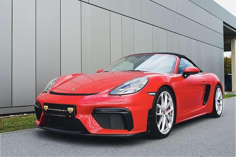 Gebraucht Porsche 718 Boxster 420 PS (308 kW) 2021 Rot Cabrio