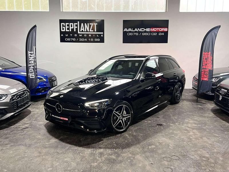 Gebraucht Mercedes C220 AMG line 200 PS (147 kW) 2022 Schwarz Kombi