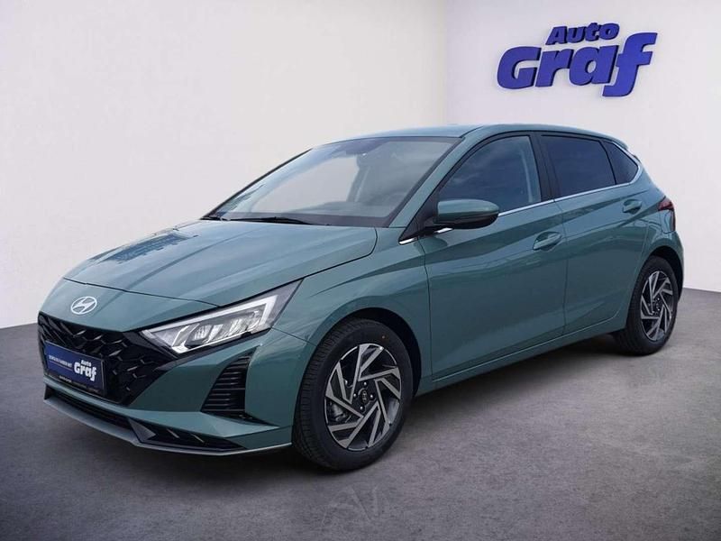 Mangrove green Gebraucht 2024 Hyundai i20 GO! Kombi | € 18.999 - Bild 1/4