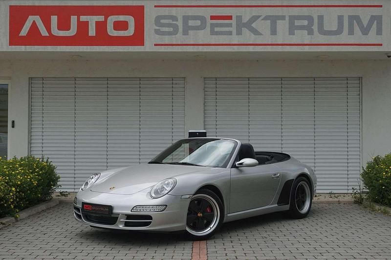 Silber Gebraucht 2006 Porsche 911 Carrera Cabriolet Cabrio | € 54.990 - Bild 1/4