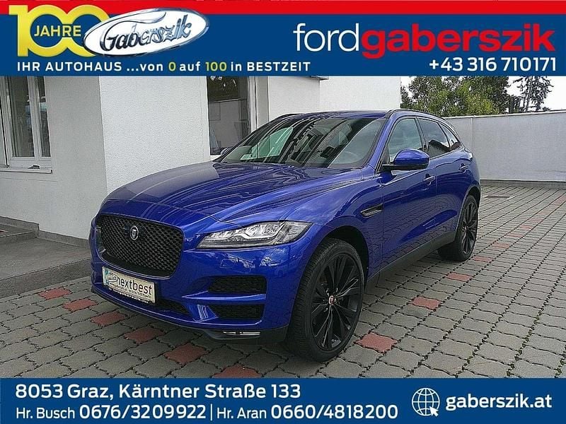 Gebraucht Jaguar F-Pace Portfolio 241 PS (177 kW) 2018 Schwarz SUV