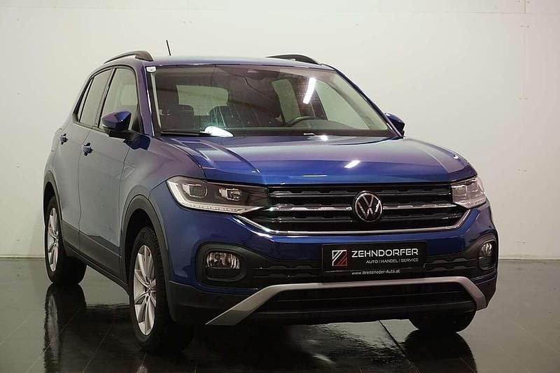 Gebraucht VW T-Cross Life 95 PS (69 kW) 2021 Blau SUV
