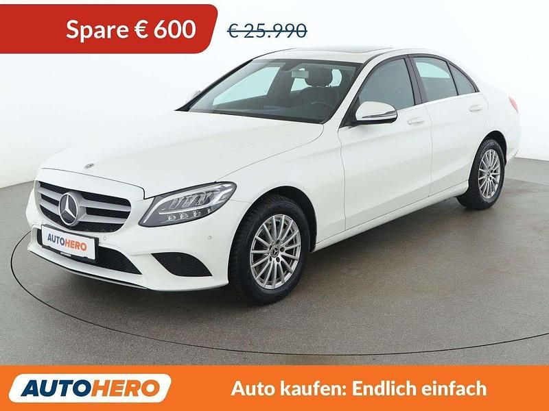 Weiß Gebraucht 2019 Mercedes C200 Limousine | € 25.390 (Fairer Preis) - Bild 1/3