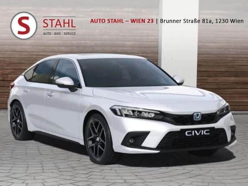 Platinum white pearl Neu 2025 Honda Civic Advance | € 43.490 (Teuer) - Bild 1/2