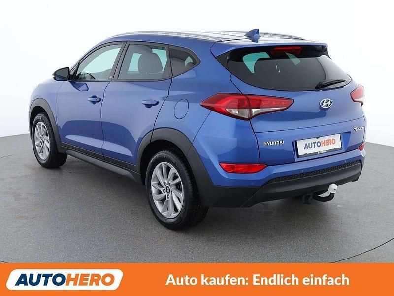 Gebraucht Hyundai Tucson GO! 132 PS (97 kW) 2018 Blau SUV