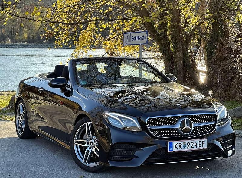 Schwarz Gebraucht 2017 Mercedes E220 AMG Cabrio | € 36.399 (Guter Preis) - Bild 1/4