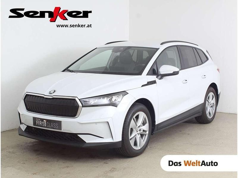 Weiss metallic Gebraucht 2023 Skoda Enyaq iV SUV | € 29.890 (Fairer Preis) - Bild 1/4