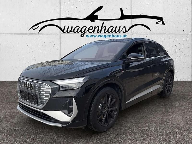 Schwarz Gebraucht 2023 Audi Q4 e-tron S-Line SUV | € 29.490 - Bild 1/4