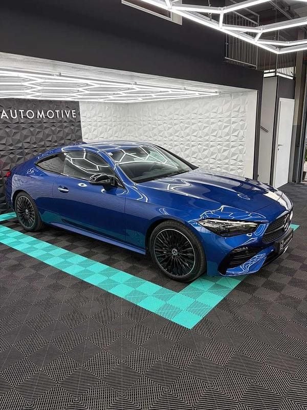 Blau Gebraucht 2024 Mercedes CLE220 AMG Line Premium Coupé | € 59.999 (Fairer Preis) - Bild 1/4