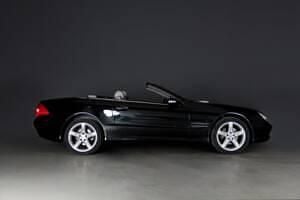 Schwarz Gebraucht 2003 Mercedes SL350 Cabrio | € 17.900 (Teuer) - Bild 1/4