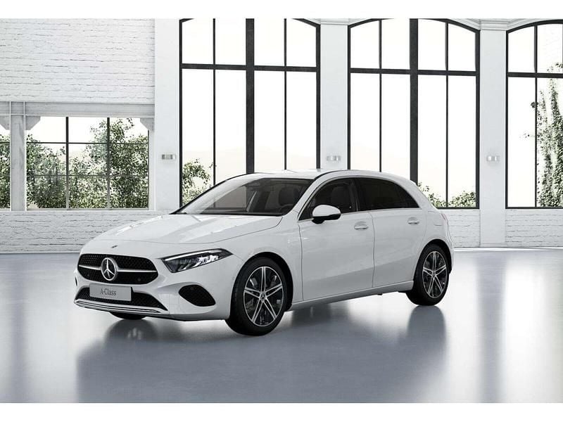 Neu Mercedes A180 Progressive 116 PS (85 kW) 2025 Unilack polarweiß Limousine