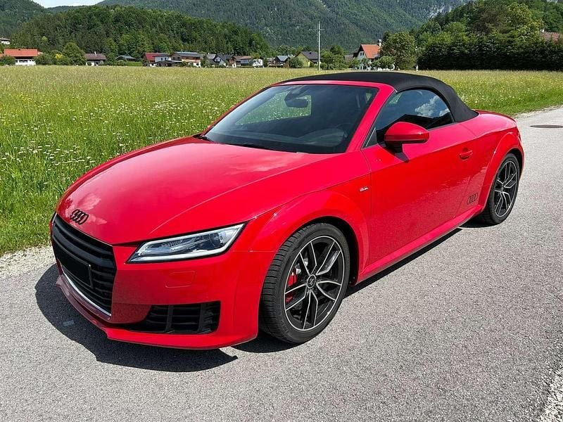 Rot Gebraucht 2015 Audi TT Roadster S-Line Cabrio | € 25.800 - Bild 1/4