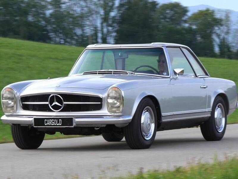 Silber Gebraucht 1970 Mercedes SL280 Cabrio | € 119.500 - Bild 1/4