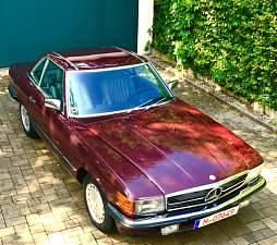 Gebraucht Mercedes SL420 218 PS (160 kW) 1986 Rot Cabrio