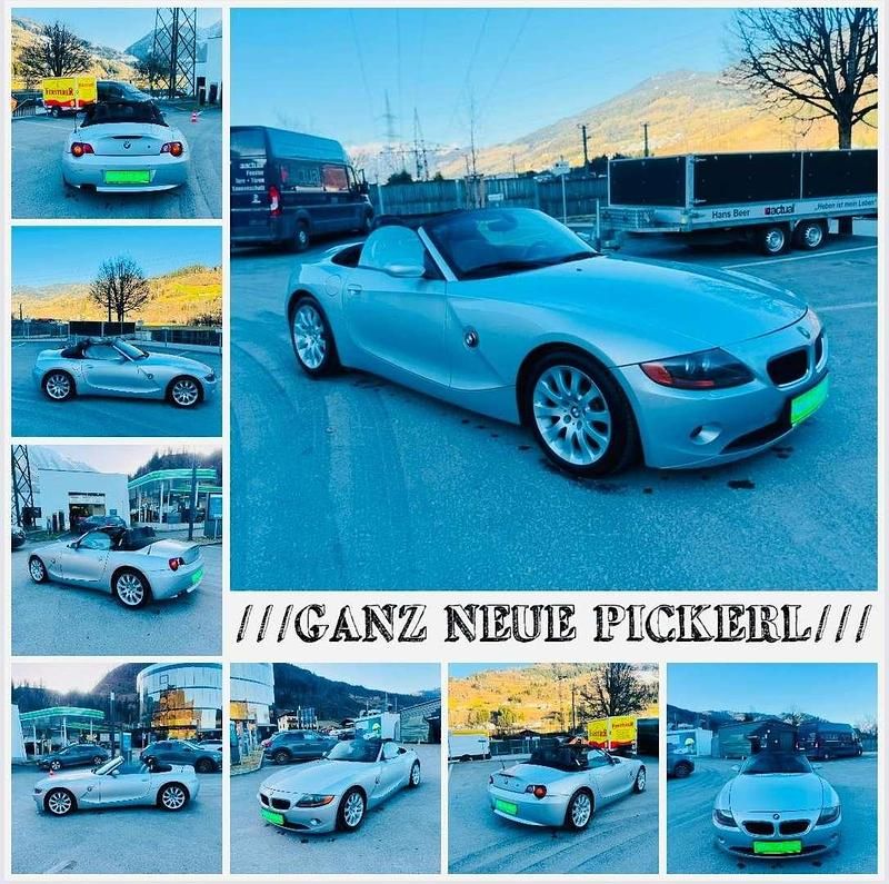 Silber Gebraucht 2003 BMW Z4 Cabrio | € 10.000 - Bild 1/4