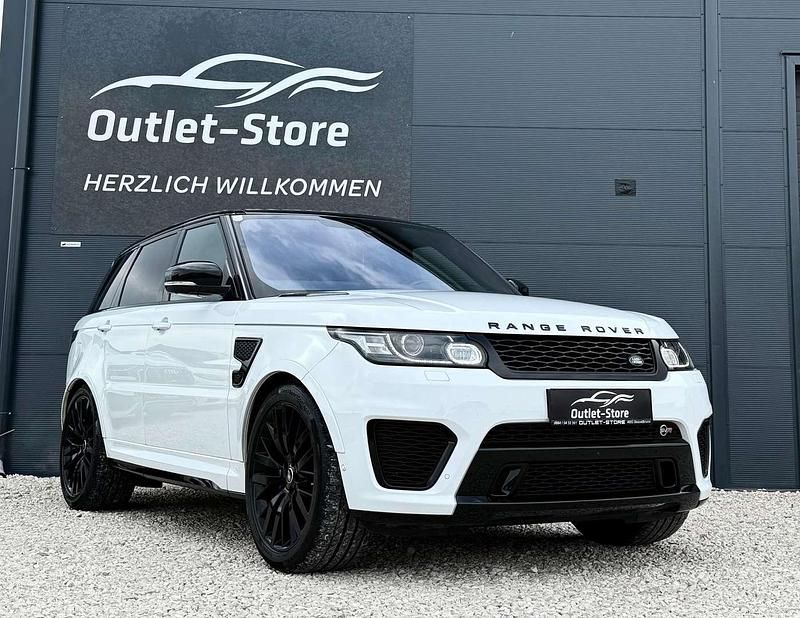 Weiß Gebraucht 2017 Land Rover Range Rover Sport SVR SUV | € 69.990 - Bild 1/4