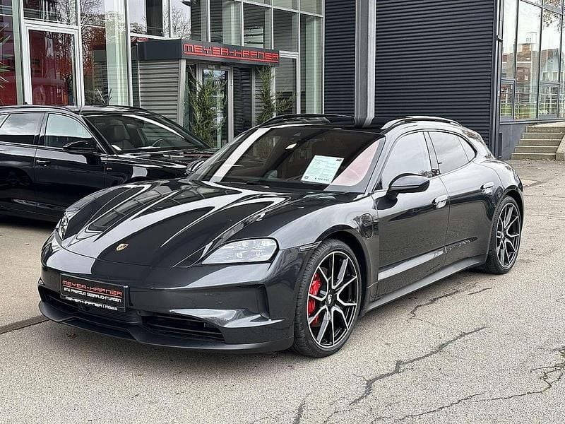 Grau Gebraucht 2024 Porsche Taycan 4S Sport Turismo Limousine | € 99.900 - Bild 1/4