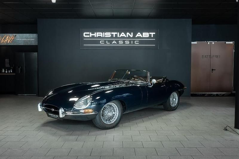 Gebraucht Jaguar E-Type 209 PS (153 kW) 1963 Dunkelblau Cabrio