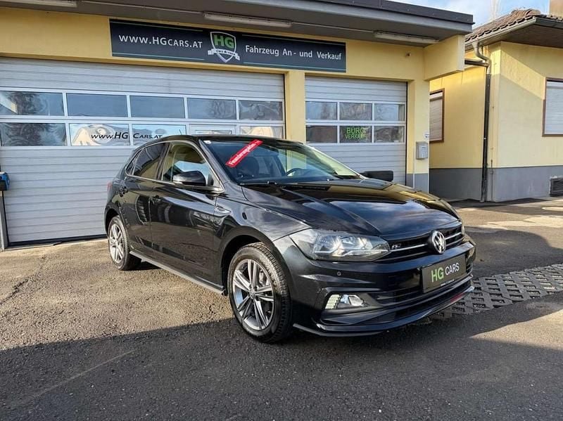 Gebraucht VW Polo R-line 95 PS (69 kW) 2018 Schwarz Kleinwagen