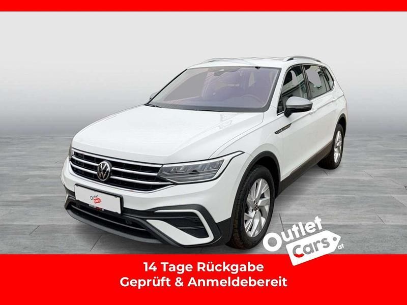 Gebraucht VW Tiguan Allspace Life 150 PS (110 kW) 2022 Weiß SUV