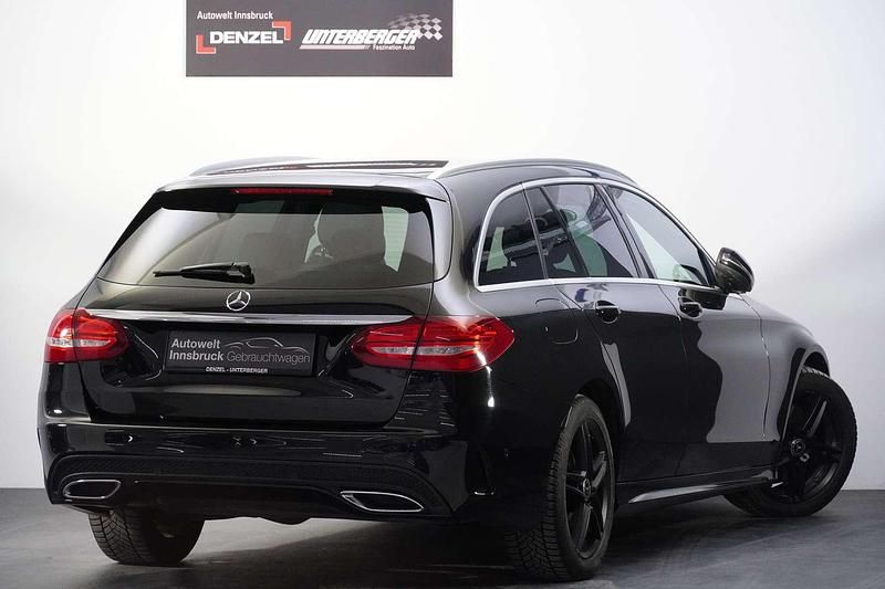 Gebraucht Mercedes C220 AMG line 170 PS (125 kW) 2017 Schwarz Kombi