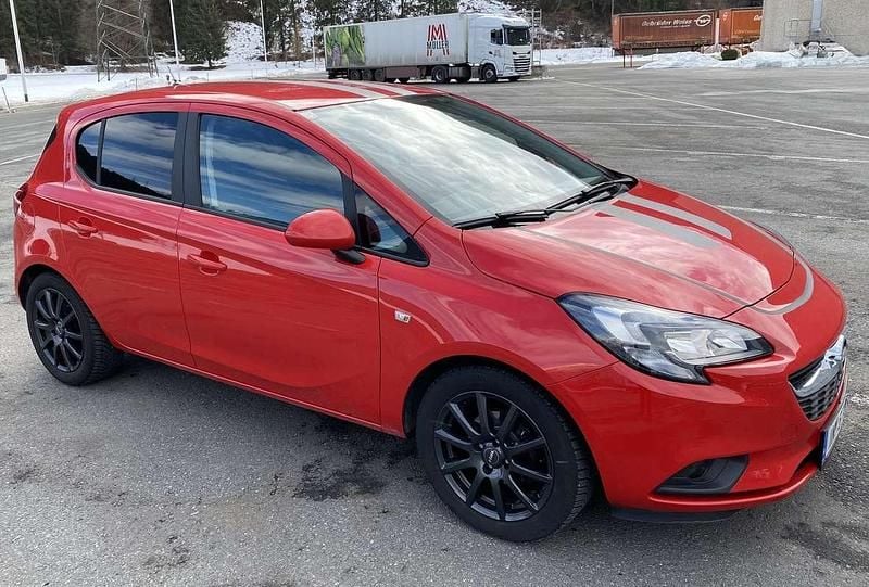 Gebraucht Opel Corsa Edition 69 PS (50 kW) 2016 Rot Kleinwagen