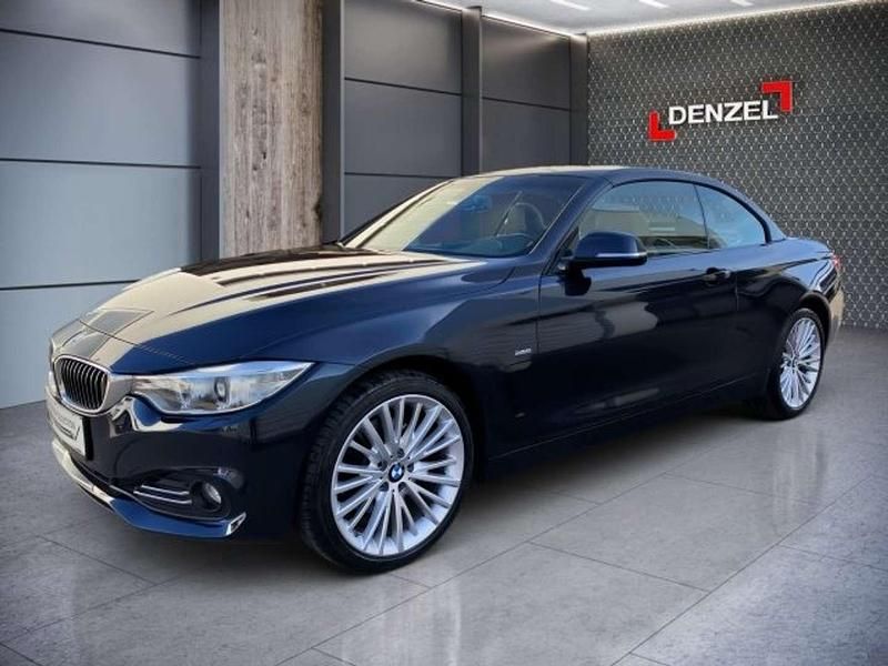 Imperialblau brillia Gebraucht 2015 BMW 428 Luxury Line Cabrio | € 29.490 - Bild 1/4