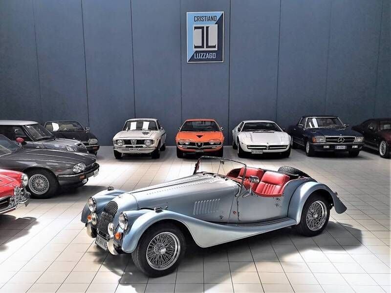 Blau Gebraucht 1997 Morgan Plus 8 Cabrio | € 59.800 - Bild 1/4