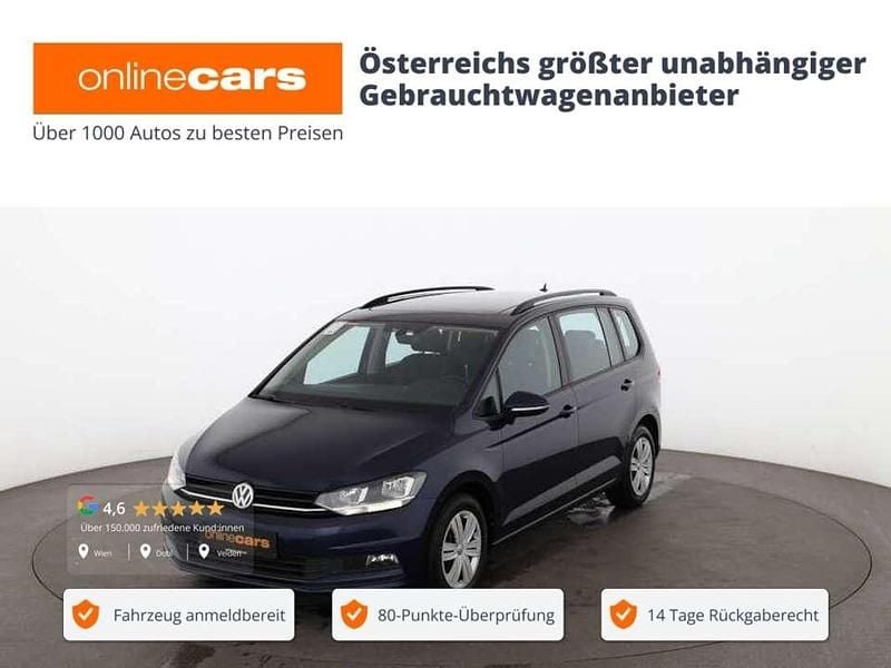 Blau Gebraucht 2020 VW Touran Van / Kleinbus | € 19.490 (Guter Preis) - Bild 1/4