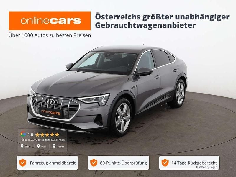 Grau Gebraucht 2022 Audi e-tron Advanced Plus SUV | € 28.790 (Superpreis) - Bild 1/4