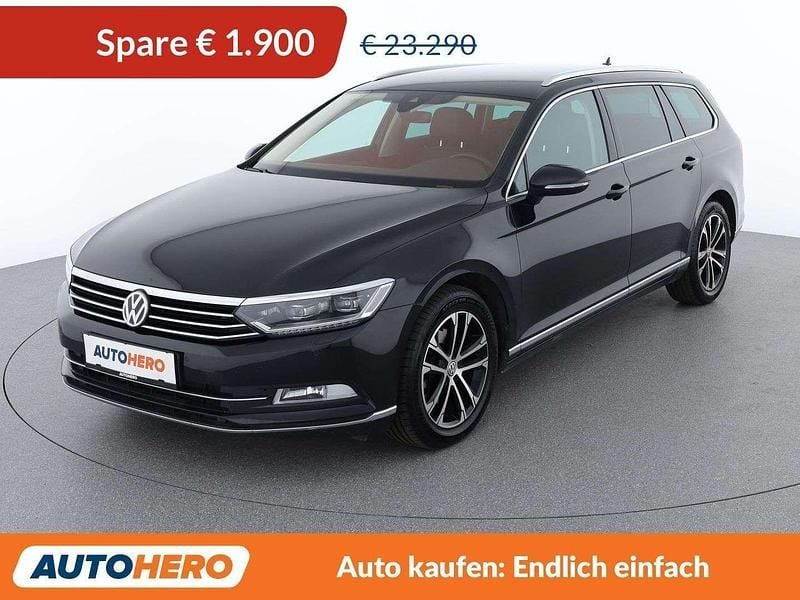 Gebraucht VW Passat Highline 150 PS (110 kW) 2019 Schwarz Kombi