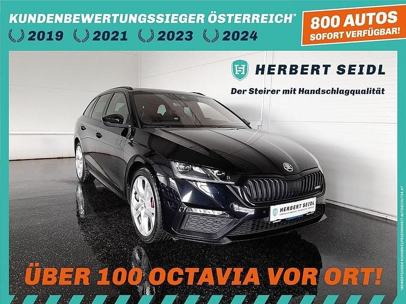 Schwarz Gebraucht 2021 Skoda Octavia RS Kombi | € 24.480 (Etwas zu teuer) - Bild 1/4