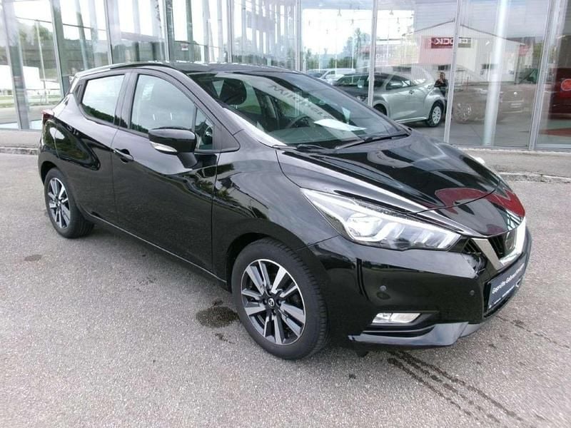Schwarz Gebraucht 2018 Nissan Micra Acenta Kleinwagen | € 10.770 (Fairer Preis) - Bild 1/4